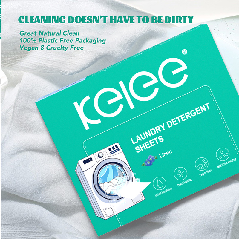 Kelee Hojas de Detergente para la Ropa
