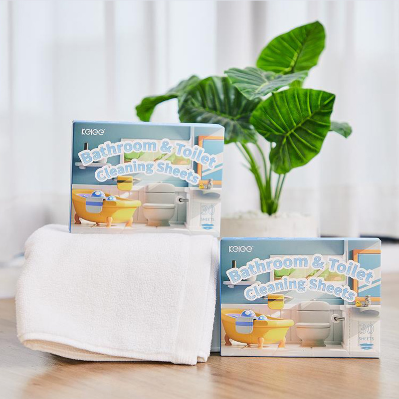 Kelee Hojas de limpieza para baño y aseo