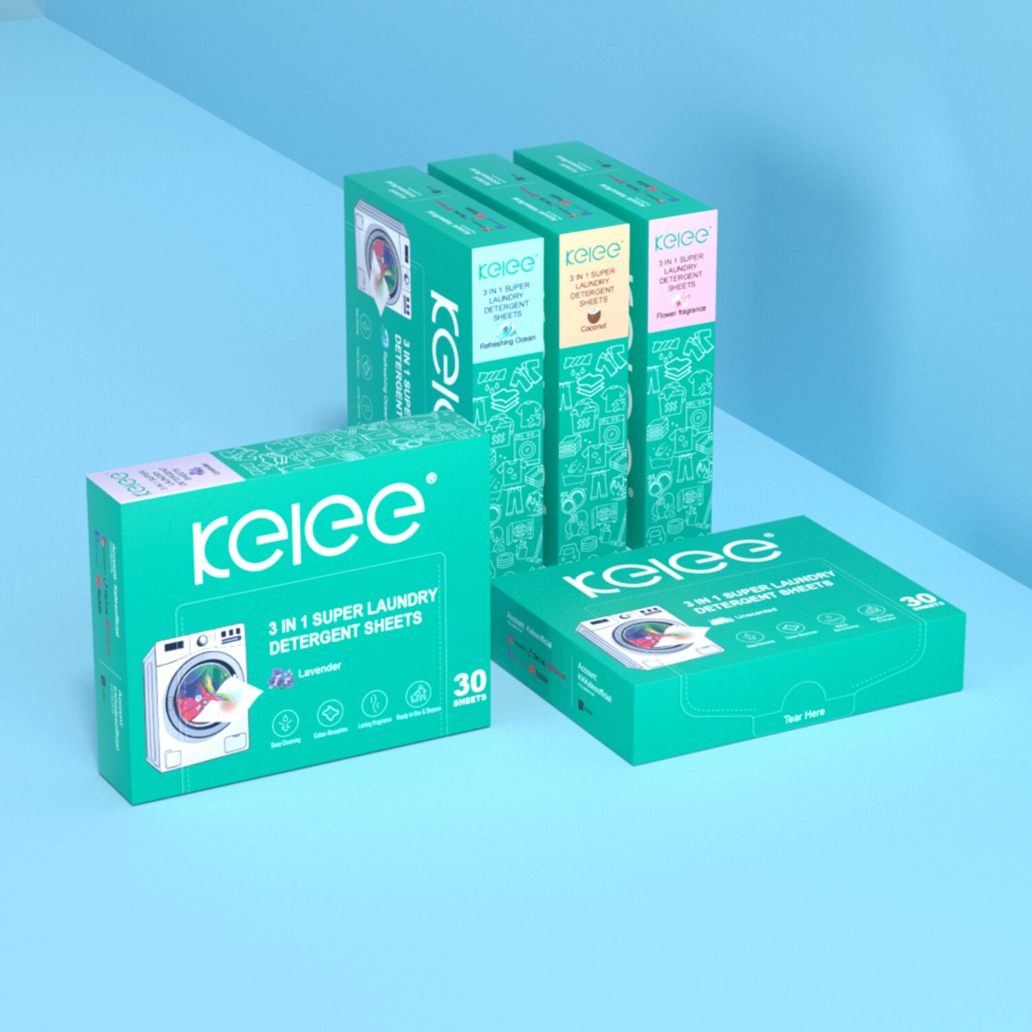Kelee Sábanas para ropa interior