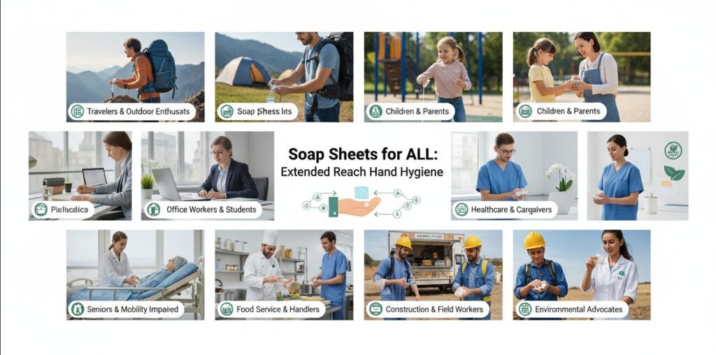 More applications for Soap Sheets for Hand Washing