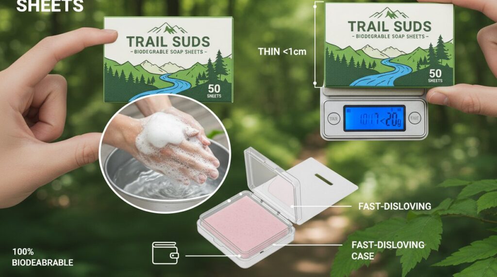 Soap Sheets for Hand Washing Product Features