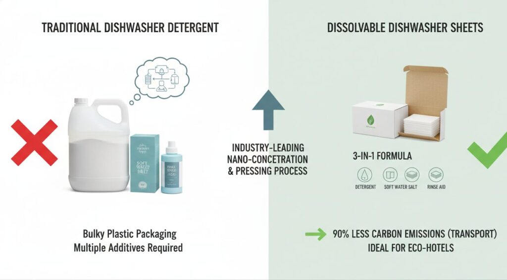 Dissolvable Dishwasher Sheets Comparison Points