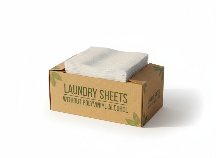 Laundry Sheets Without Polyvinyl Alcohol