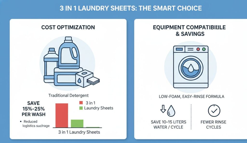 3 in 1 Laundry Sheets Comparison Points
